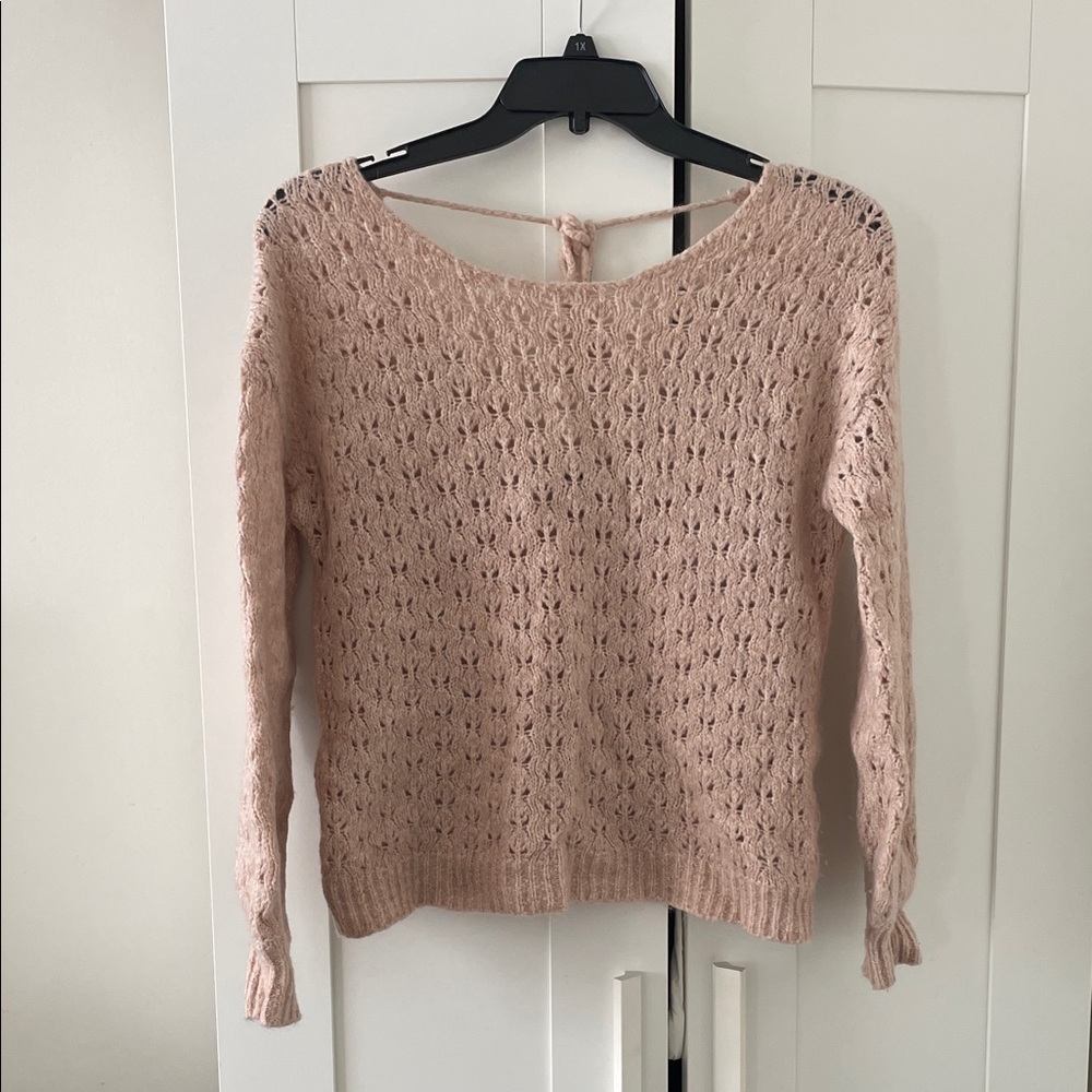 Love Sam Blush Knit Sweater